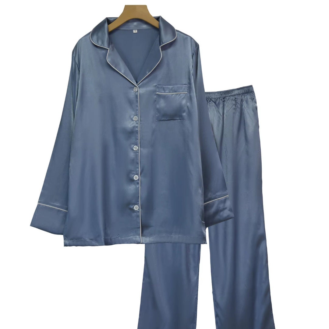 Long Sleeve Satin Pajama's