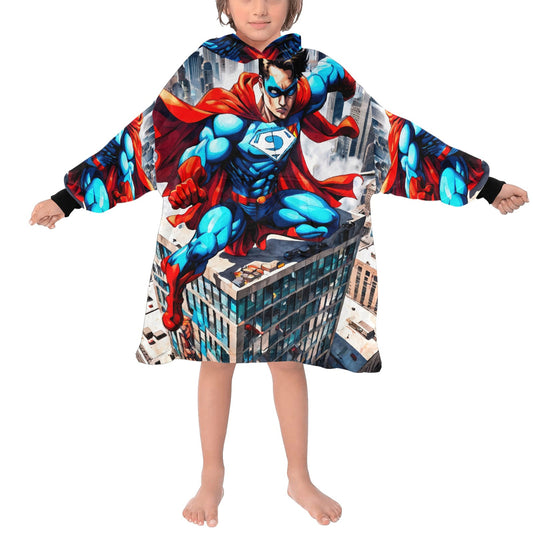 Kids Blanket Hoodie Manga Mangas personalized blankets