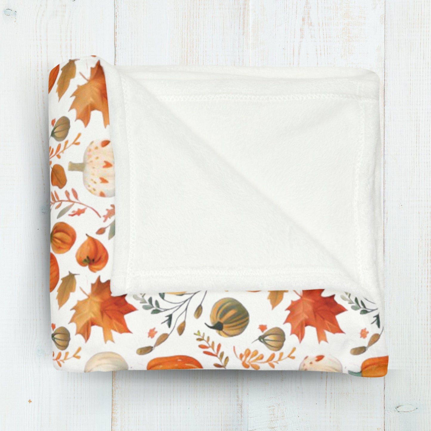 Fall Blanket Thanksgiving Home Decor Pumpkin Blanket Halloween Throw Autumn Leaves Lover Cozy Fleece Blanket Gift for Family Friend Mom Host