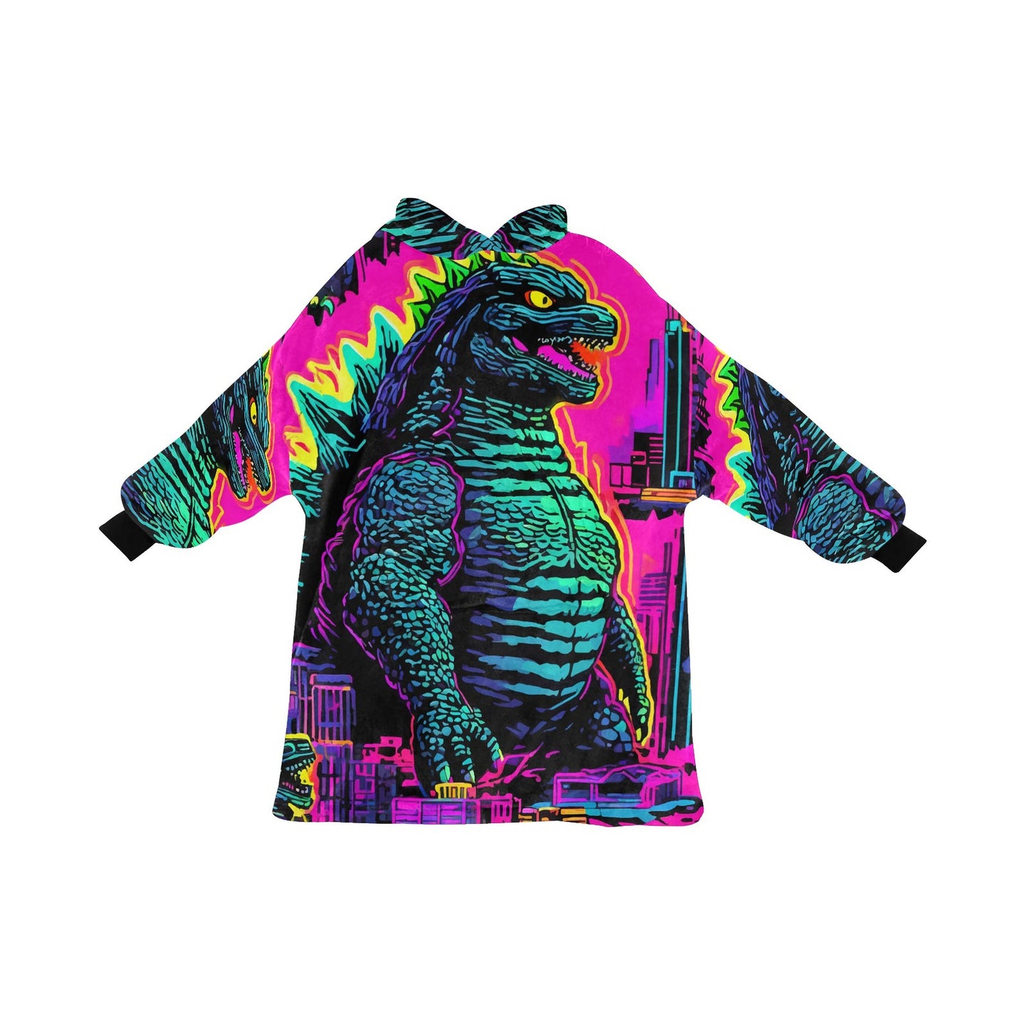 Kids Blanket Hoodie Godzilla Gojira Kaiju