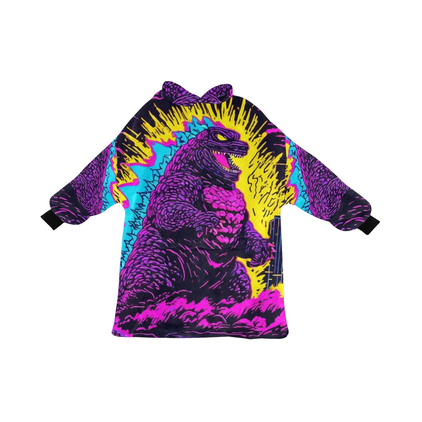 Kids Blanket Hoodie Godzilla Gojira Kaiju