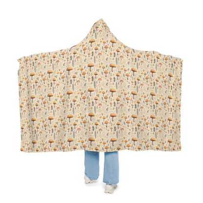 Mushroom Hooded Blanket | Mushroom Blanket | Wearable Blanket | Hoodie Blanket | Snuggle Blanket | Sherpa Blanket | Fleece Blanket