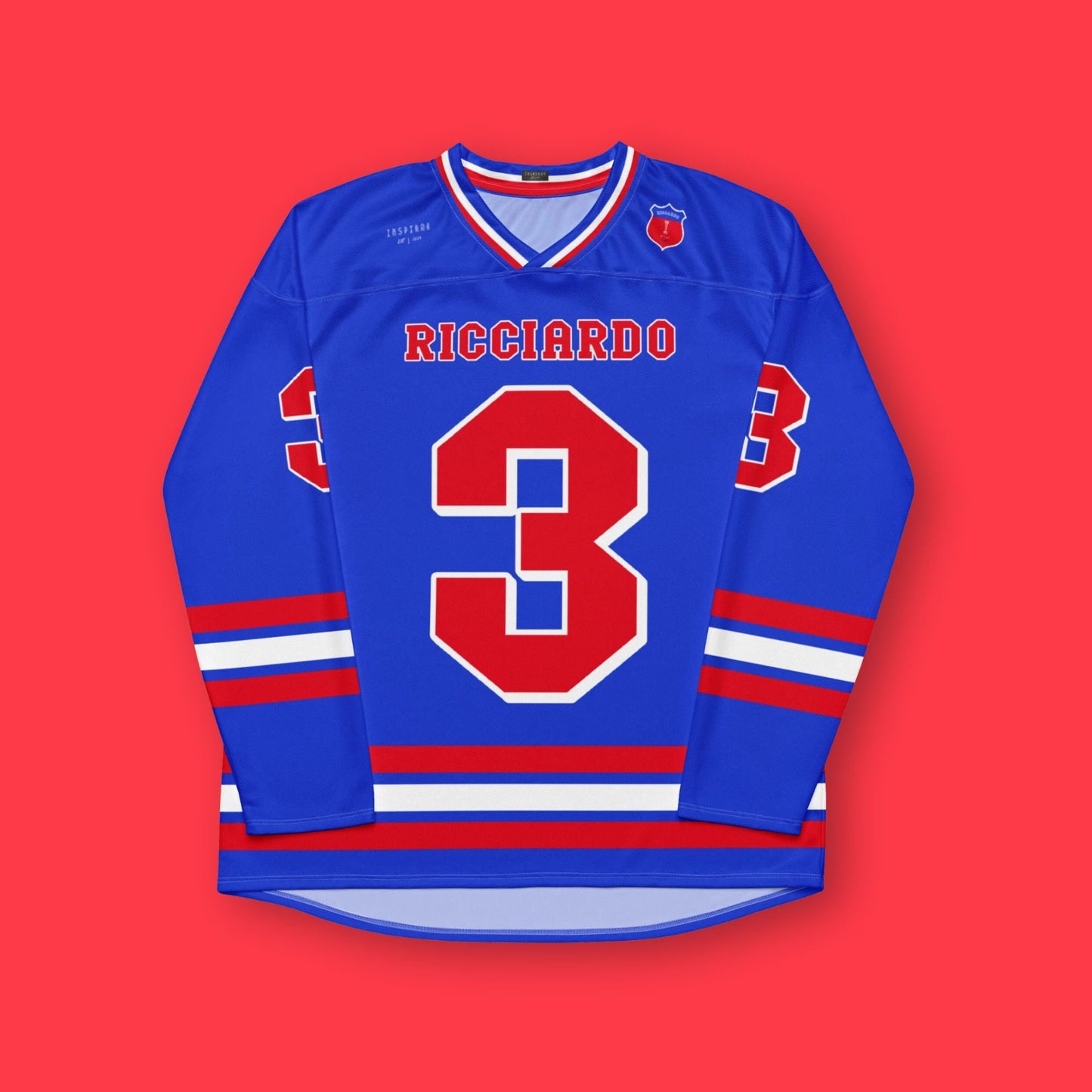 Speedway Racing Unisex Hockey Jersey : Unisex Racing Number 3