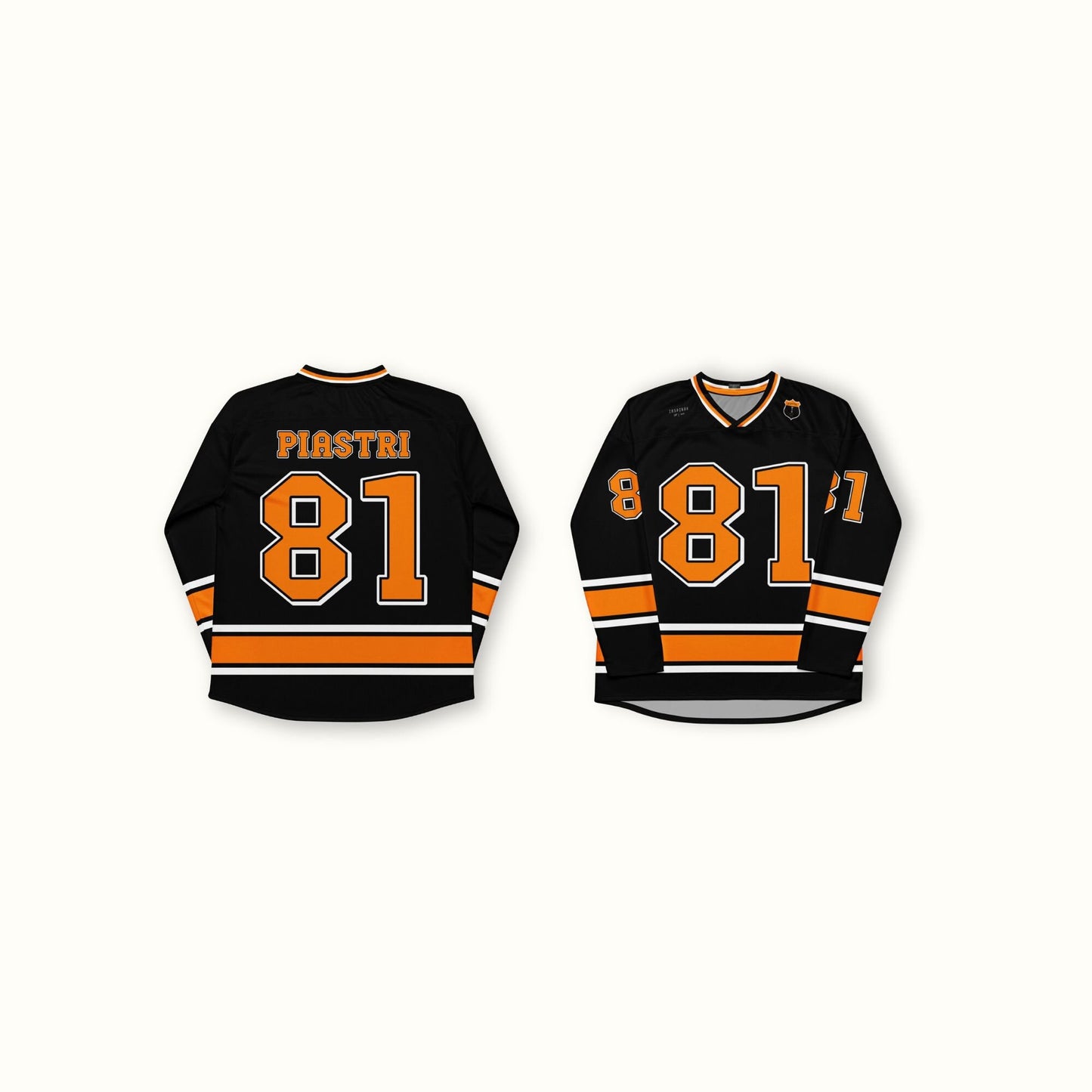 #81 McLaren Inspired Oversized Unisex Hockey Jersey, Formula Racing Fan Apparel