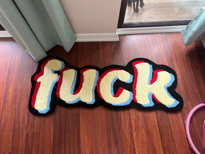 Fuck Tufted Rug | %100 Handmade