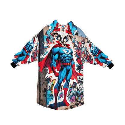 Kids Blanket Hoodie Manga Mangas