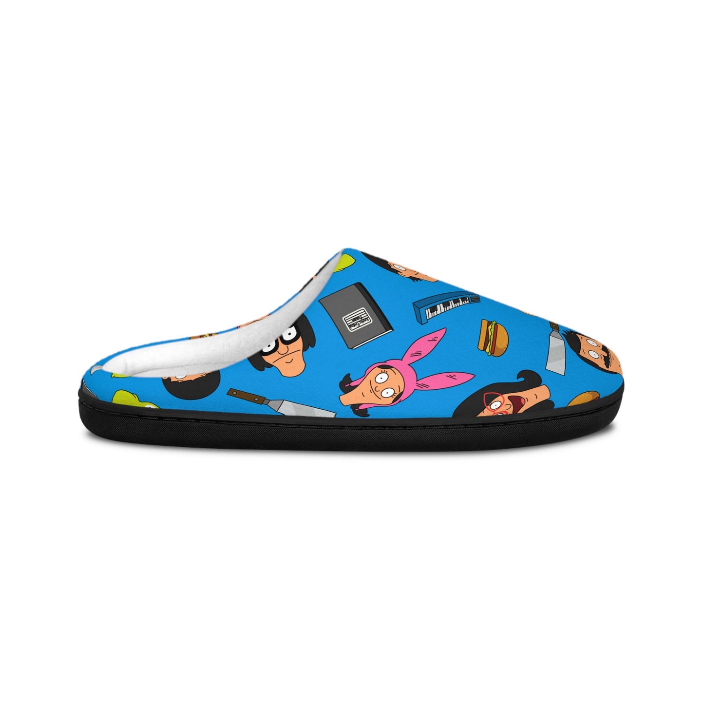 Bob's Burgers Slippers | Bob Linda Gene Louise Tina Belcher Indoor Slippers Gift For Him For Her Cartoon Comfy Soft Shoes