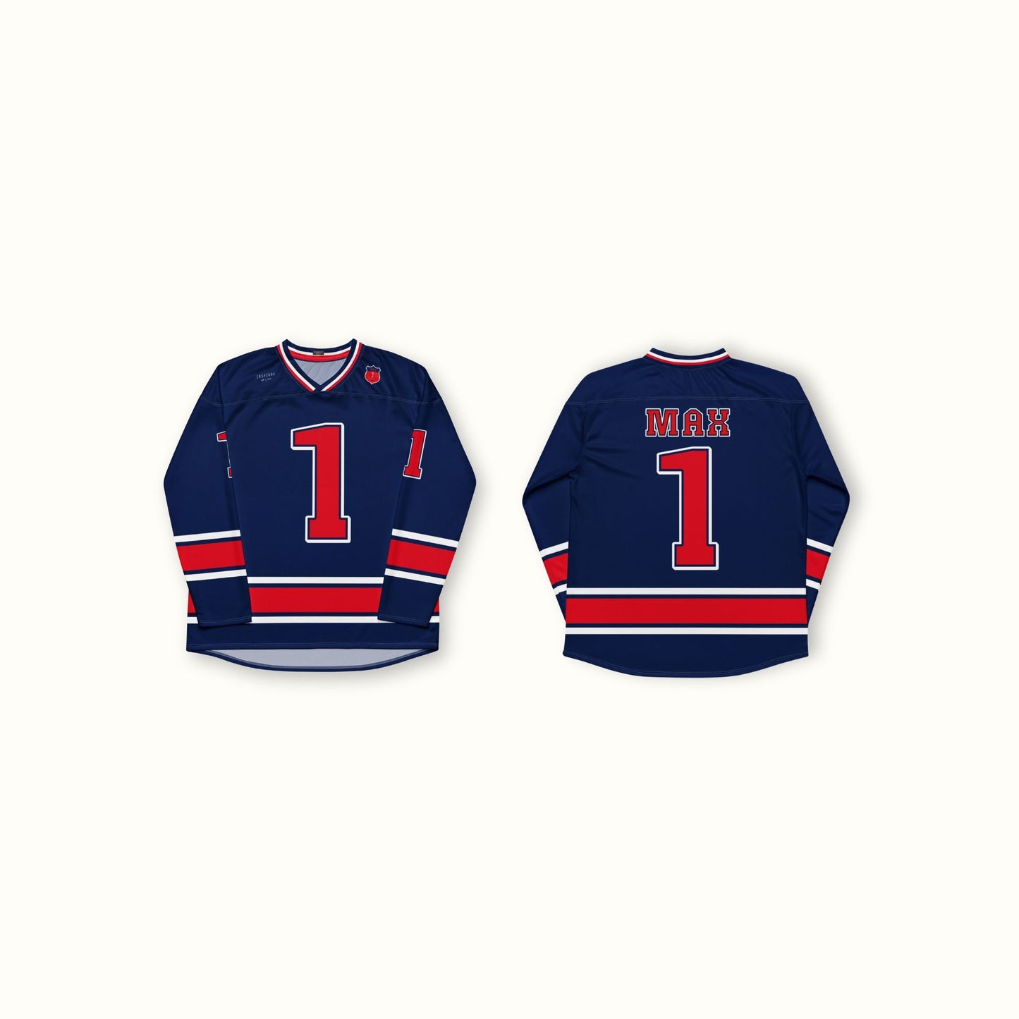Oversized Unisex Racing Hockey Jersey , Unisex Streetwear Jersey with Bold Number Graphics
