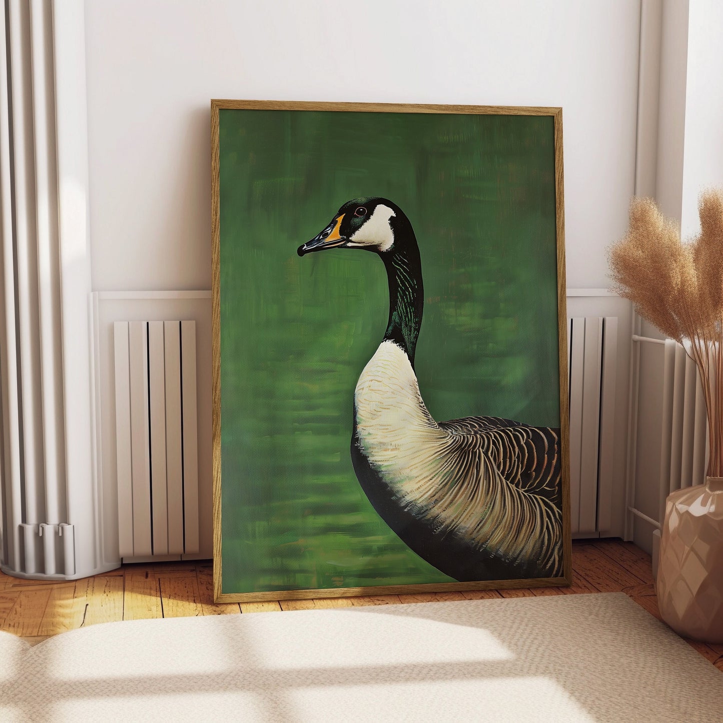 Vintage Goose Print Retro Outdoors Poster Travel Poster Canadian Cabin Cottage Wall Art Waterfowl Duck Poster