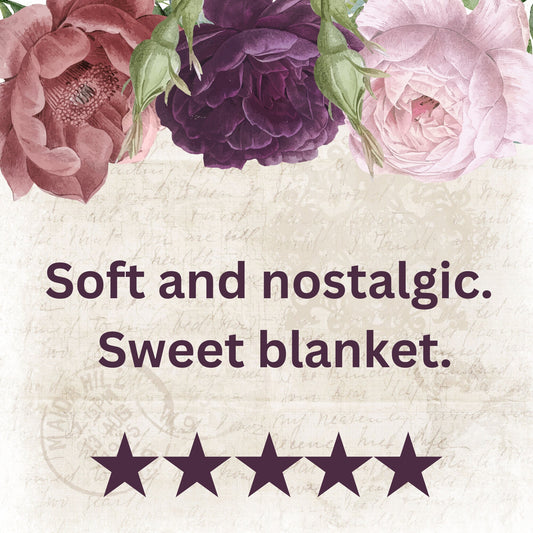 Fox Blanket Fall Home Decor Floral Mushroom Throw Whimsical Forest Fleece Blanket Cottagecore Fox Lover Gift for Mom Friend Family Christmas