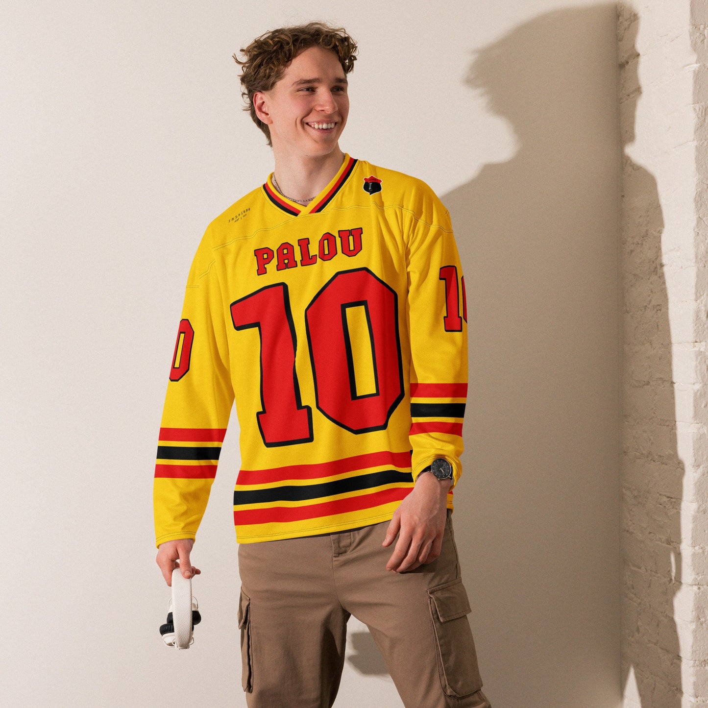Unisex Oversized Racing Hockey Jersey – Lightweight IndyCar Streetwear Jersey with Bold #10 Design