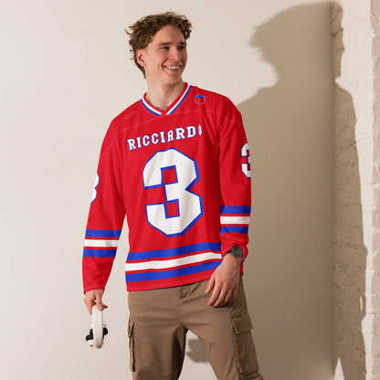 #3 Racing Fan Oversized Unisex Hockey Jersey: Formula Racing Fan Apparel