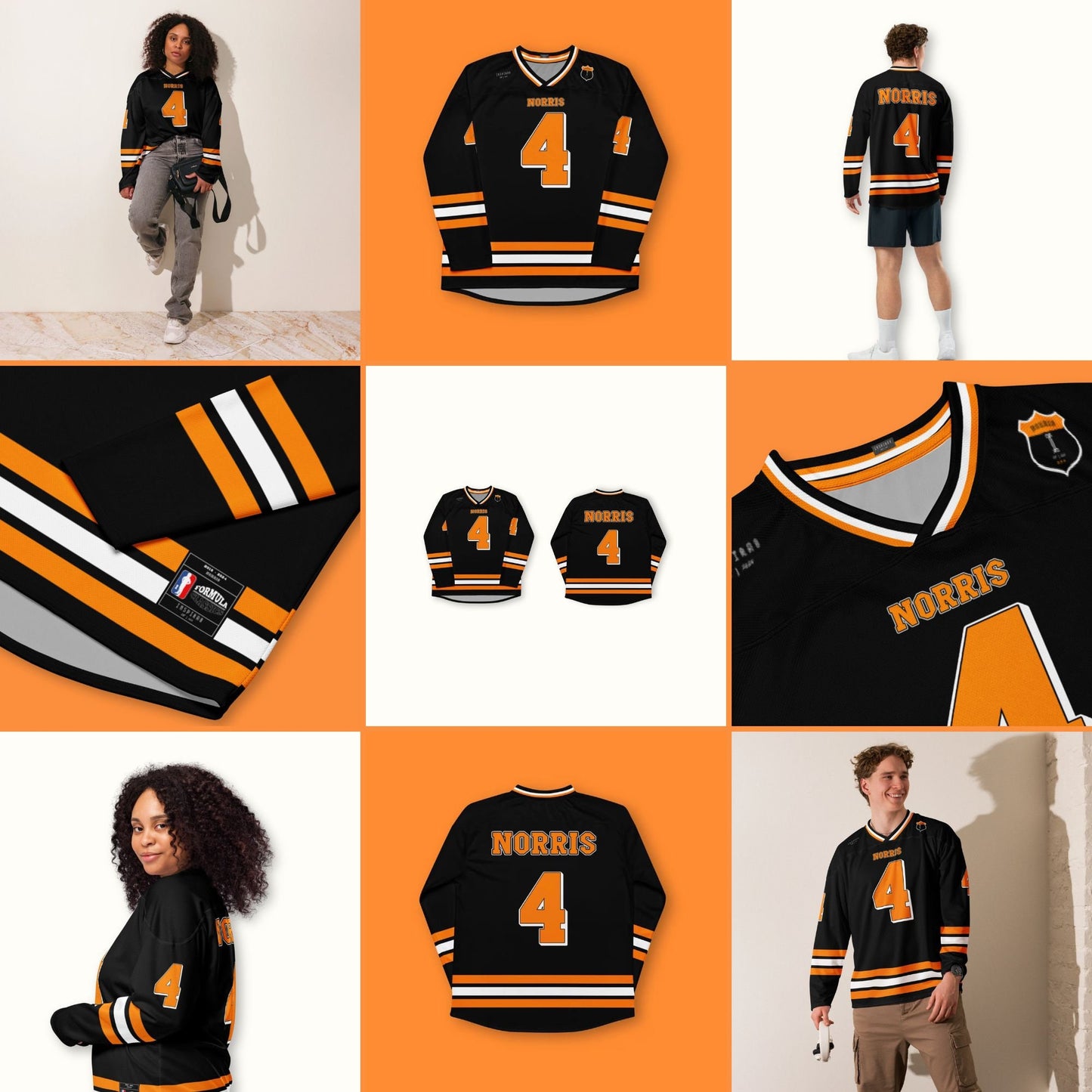 McLaren F1 Unisex  Hockey Jersey: Recycled Polyester, Unisex Fit
