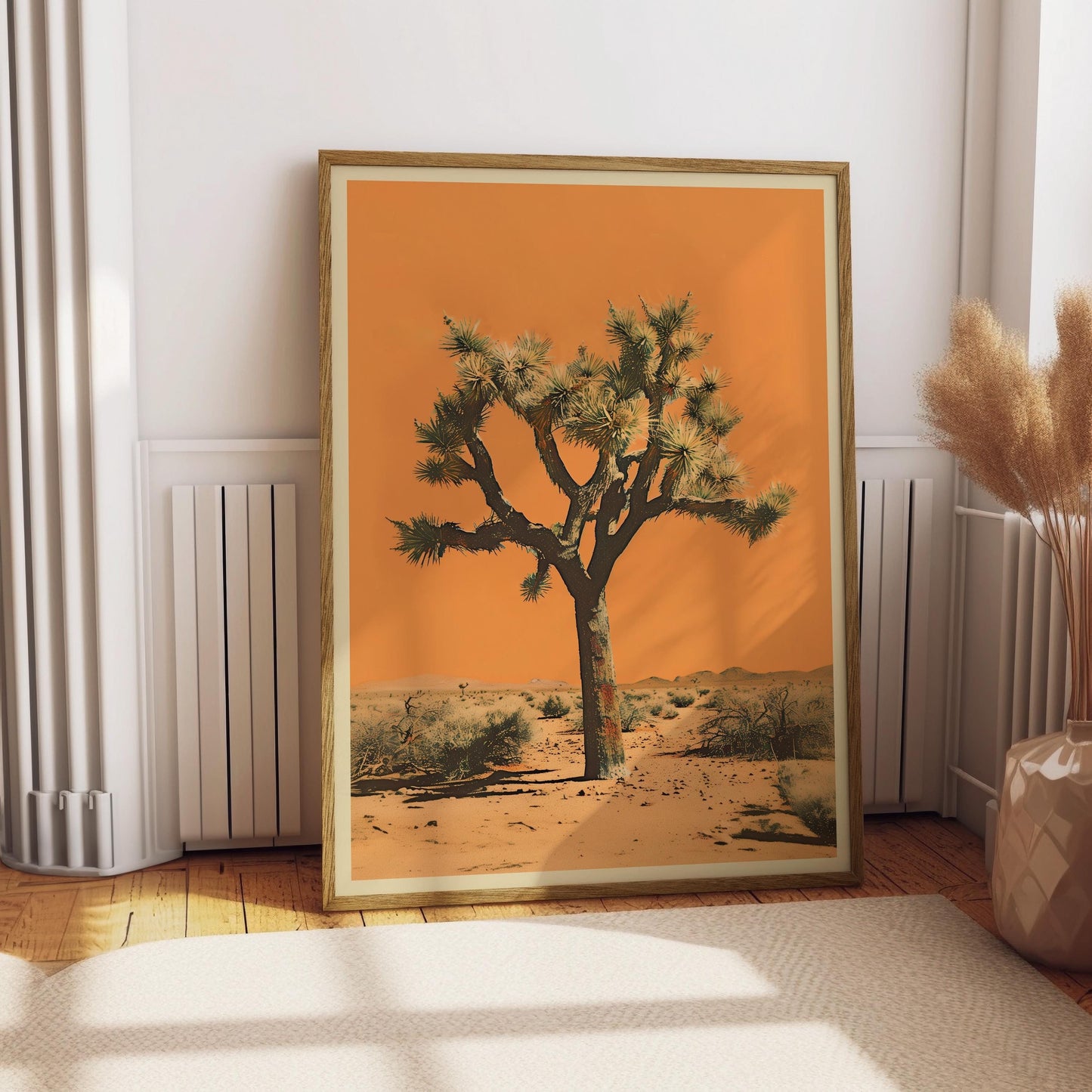 Vintage Joshua Tree Print, The Sonoran Desert Print Retro Outdoors Poster, Arizona Cabin Cottage Wall Art, Botanical Yucca Desert