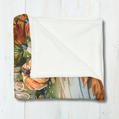 Fall Blanket Farmhouse Pumpkin Home Decor Rustic Farm Stand Fleece Blanket Autumn Lovers Gift Thanksgiving Decor Pumpkin Throw Bedding