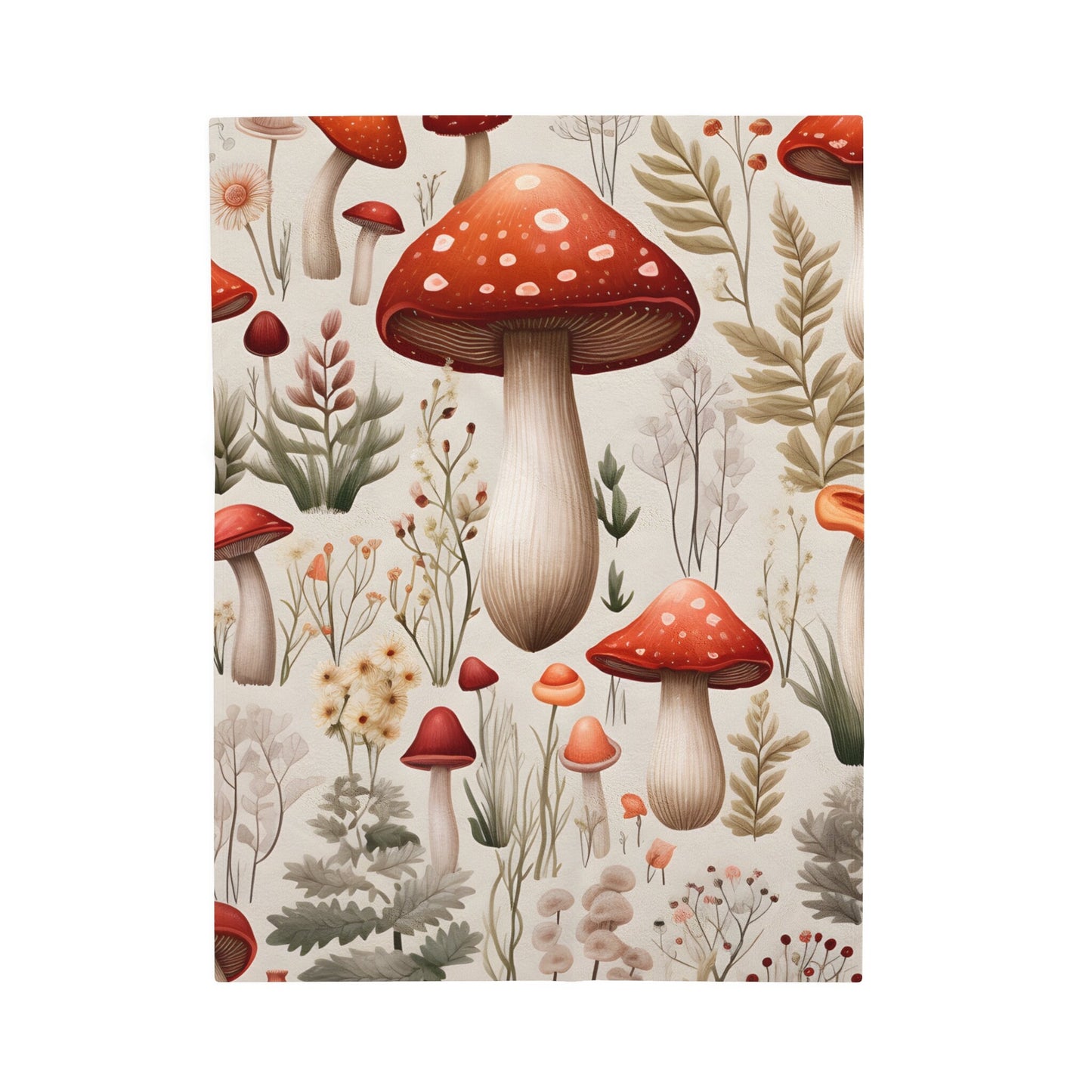 Mushroom blanket plush Boho mushroom blanket mushroom home decor mushroom throw for couch boho mushroom throw blanket