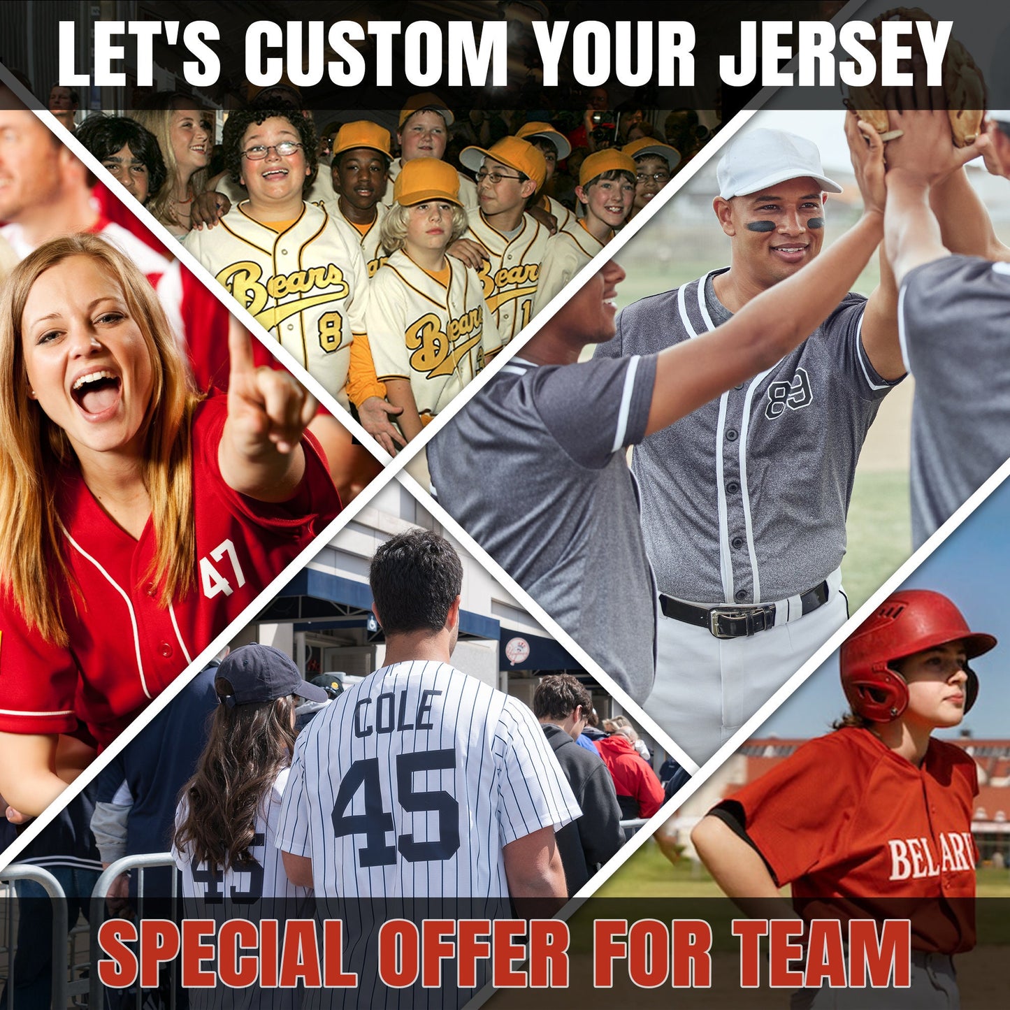 Custom Team Name Number Baseball Jersey Pinstripe, Custom Baseball Jersey for Men Women Youth Kid, Personalized Pinstripe Jersey Sand Orange