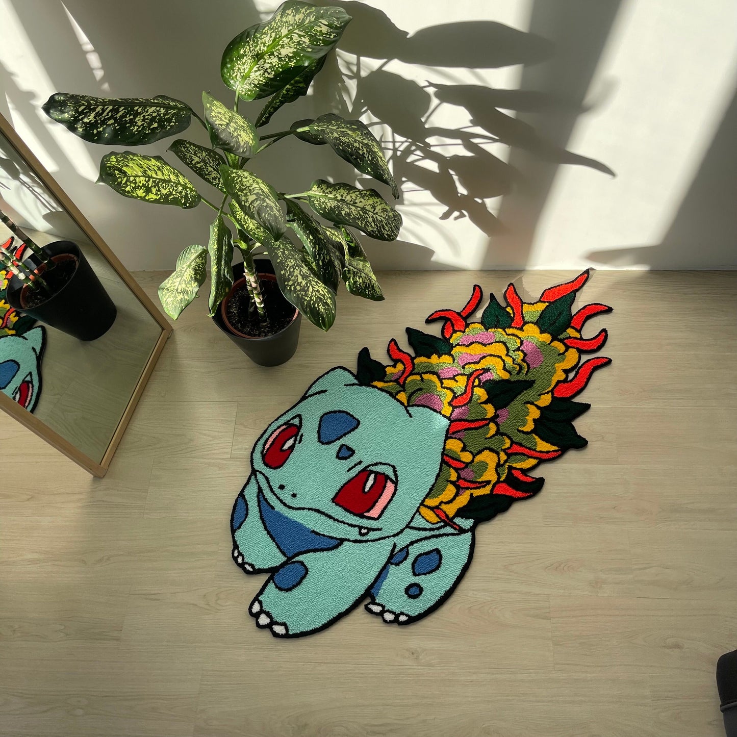 Handmade Tufted Cartoon Rug: Whimsical Home Decor