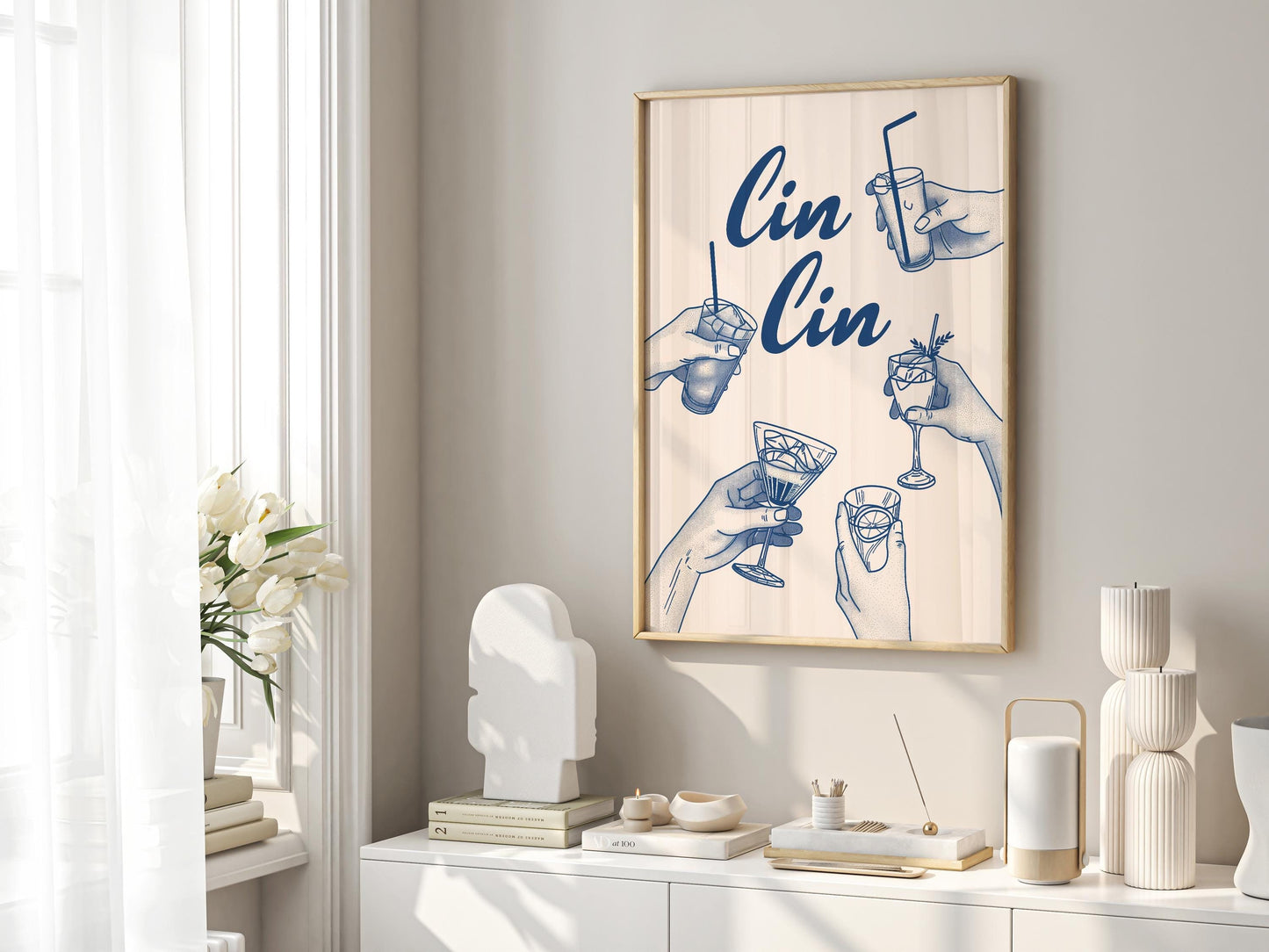 Trendy Cin Cin wall art Print, Alcohol Print Retro Poster, Bar Decor Wall Art, Modern Art Print, Kitchen wall decor, Couple Dancing Art