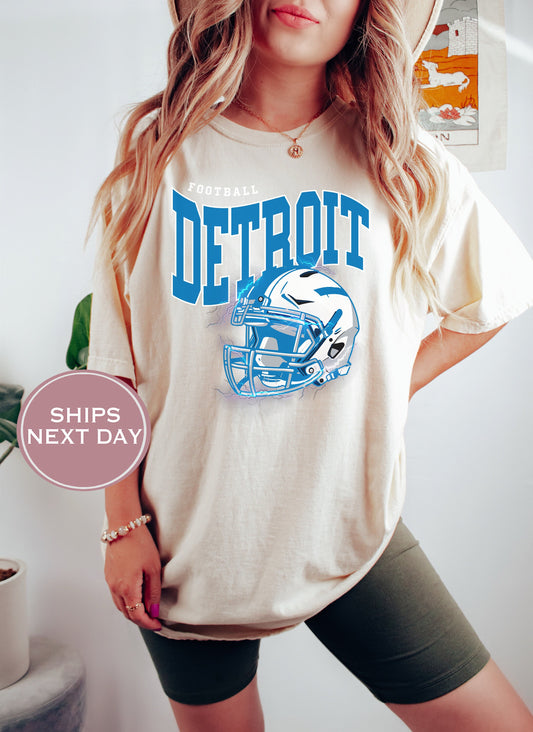 Retro Detroit Football Shirt, Vintage Detroit Football Shirt, Detroit Football Shirt, Trendy Detroit Football Shirt, Game Shirt