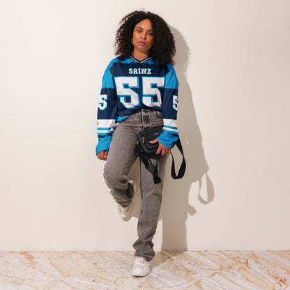Racing #55 Fan Oversized Hockey Jersey – Unisex Streetwear Jersey with Bold Number Graphics