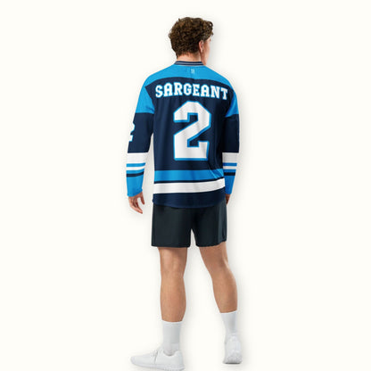 Motorsport-Inspired Oversized Unisex Hockey Jersey: Unisex Racing #2 Fan Apparel
