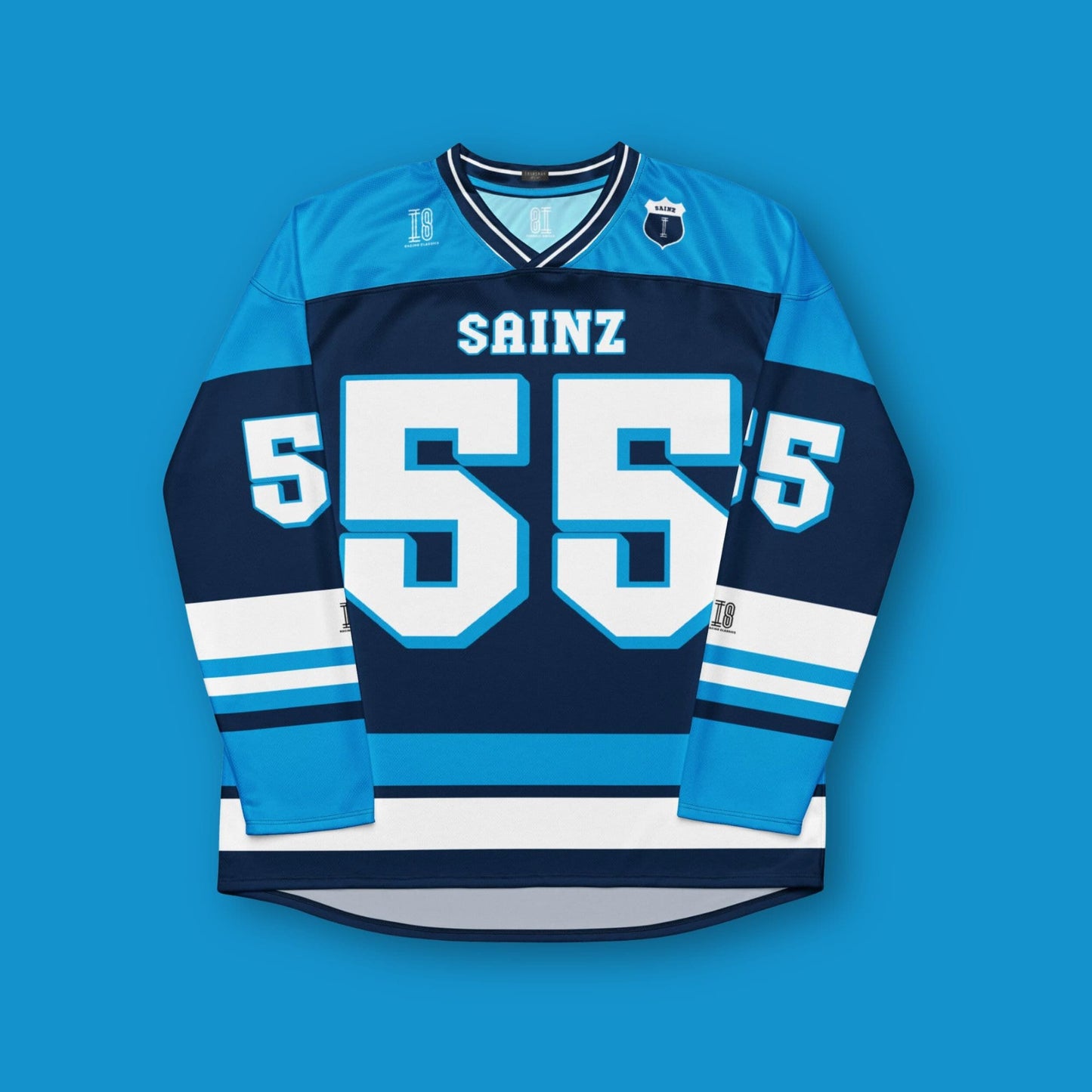Racing #55 Fan Oversized Hockey Jersey – Unisex Streetwear Jersey with Bold Number Graphics