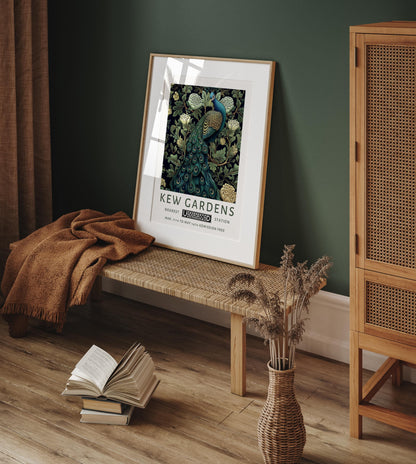 Kew Gardens wall art Print, William Morris Poster, Vintage Poster, Vintage Country Floral, Kew Gardens Poster, London Print, Gift Idea