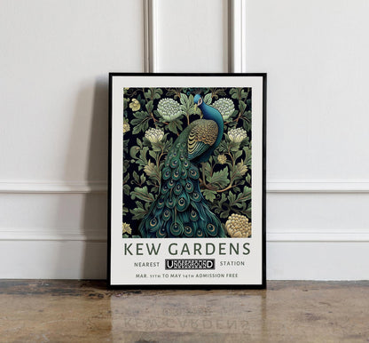 Kew Gardens wall art Print, William Morris Poster, Vintage Poster, Vintage Country Floral, Kew Gardens Poster, London Print, Gift Idea