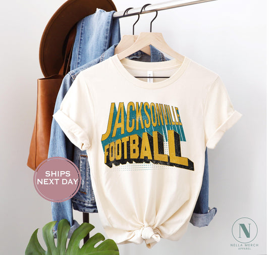 Jacksonville Football Shirt, Retro Jacksonville Football Shirt, Vintage Jacksonville Women Shirt, Jacksonville Florida Toddler Shirt
