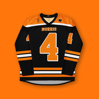 Racing Inspired Oversized Jersey – Unisex Streetwear Hockey Jersey with Bold Number 4