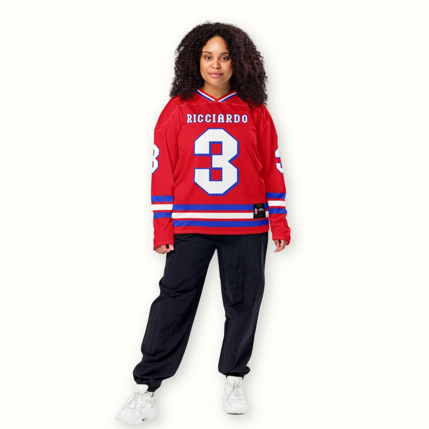 #3 Racing Fan Oversized Unisex Hockey Jersey: Formula Racing Fan Apparel
