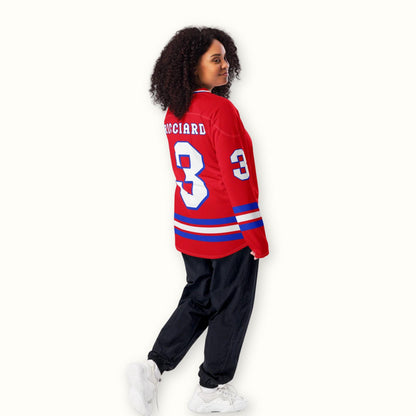 #3 Racing Fan Oversized Unisex Hockey Jersey: Formula Racing Fan Apparel