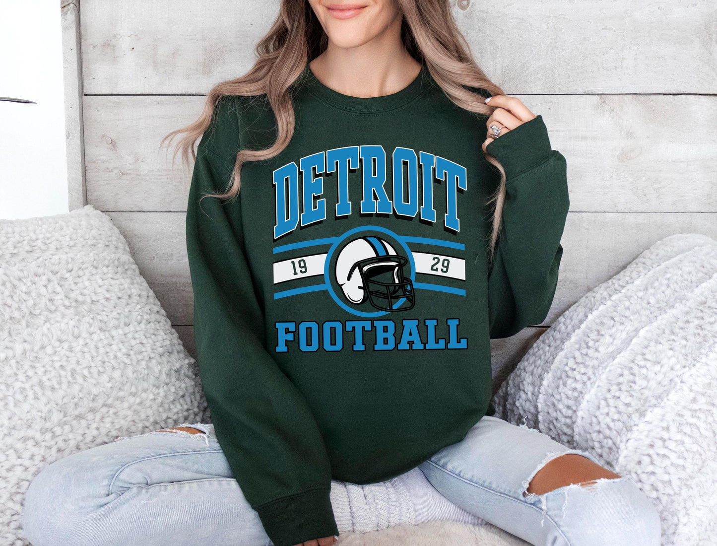 Vintage Detroit Football Shirt, Detroit Football Shirt, Fan Gifts Tee, Football Tee, Sun Day Football, Vintage Style Detroit Football Shirt