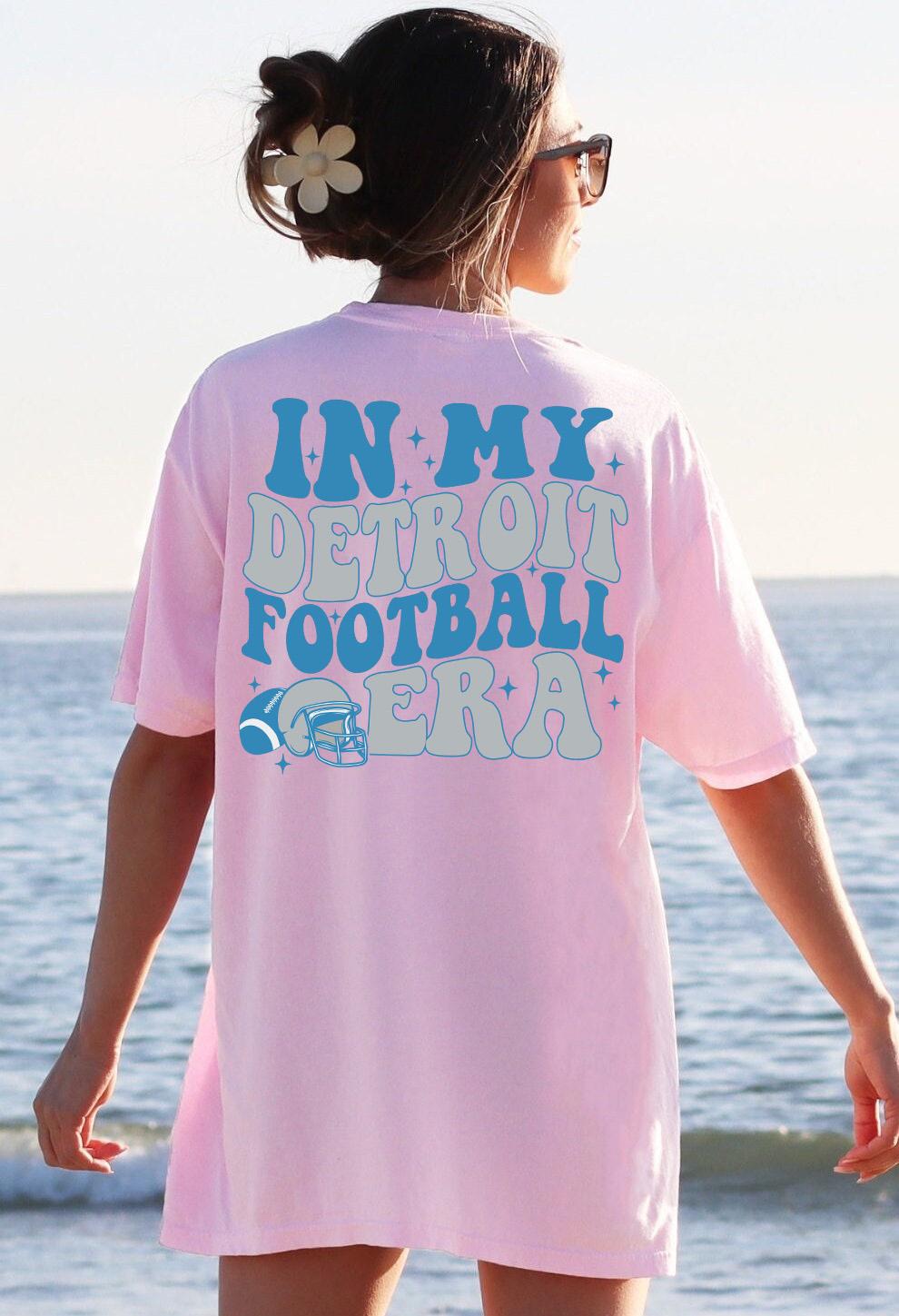 In My Detroit Football Era Shirt, Distressed Detroit Football Tee, Detroit Wife Shirt, Detroit Mom Gifts, Moms Club Shirt