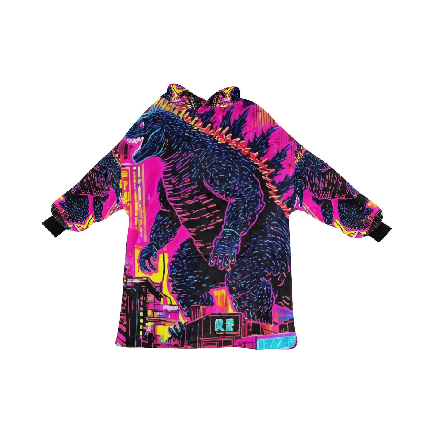 Kids Blanket Hoodie Godzilla Gojira Kaiju Blankets Art Comics Retro