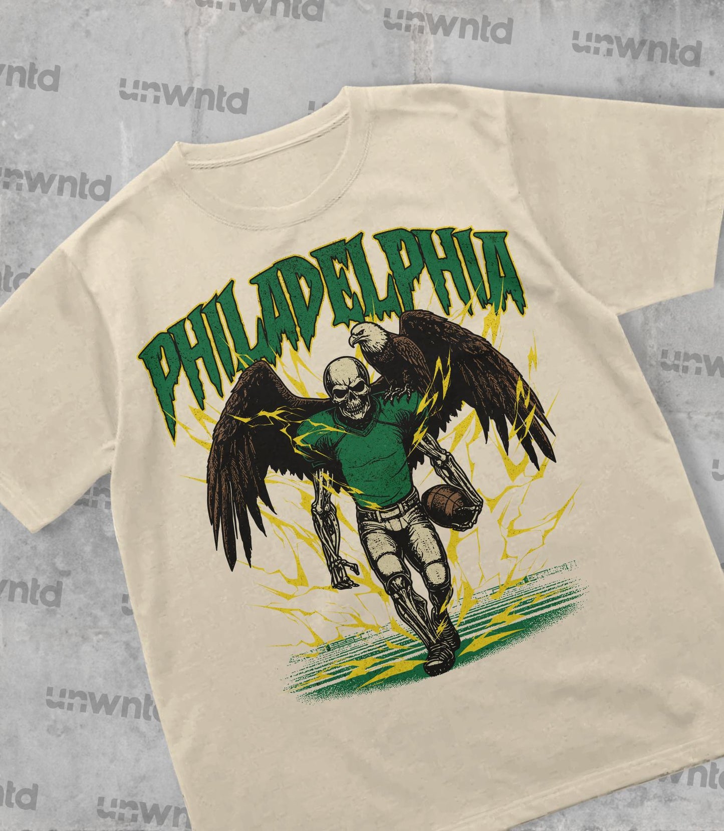 Philadelphia Football Shirt - Graphic Tees - Skeleton Shirt - Merch Tee - Gift Shirt - Bootleg Shirt - Vintage - Skeleton Football Shirt