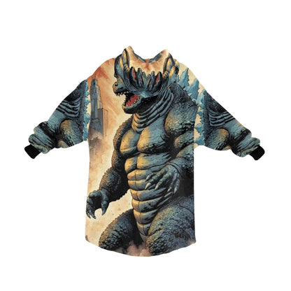 Hoodie Blanket Godzilla Gojira Kaiju Comics Retro Cartoon Godzillas