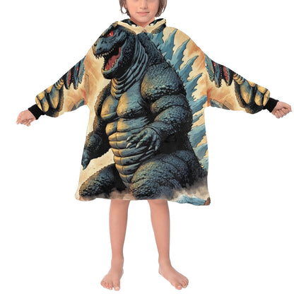 Hoodie Blanket Godzilla Gojira Kaiju Comics Retro Cartoon Godzillas
