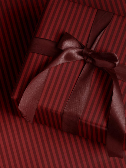Red Stripe Wrapping Paper Roll Gift Wrap Wedding Wrapping Paper Print Elegant Gift Wrap Valentine Wrapping Paper Christmas Gift Wrap for Her
