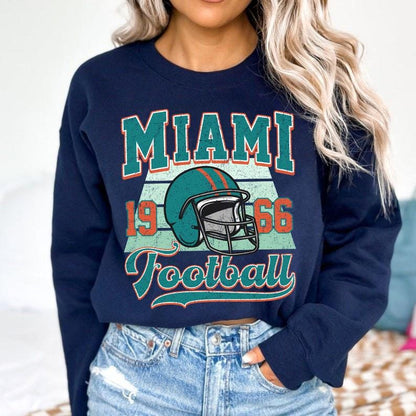 Miami Football Shirt, Miami Football Shirt, Miami Football Women Shirt, Miami Football Gift Shirt, Game Day Shirt.