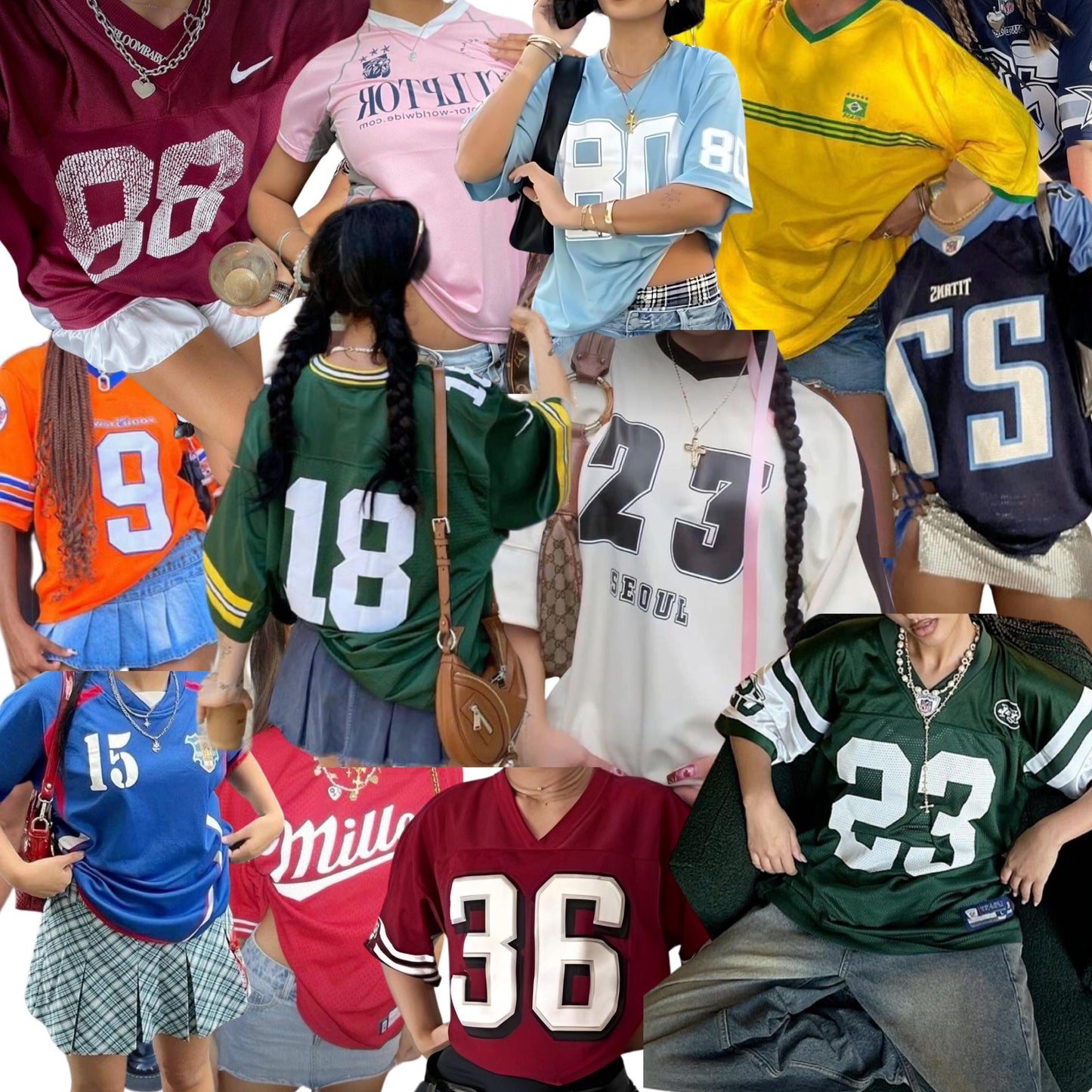 Make Your Jersey, Custom Your Jersey, Blokette Core, Streetwear Jersey, V Neck Sports Jersey