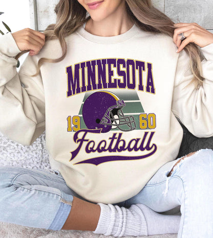 Retro Minnesota Football Shirts, Minnesota Football Fan Sweatshirt, Minnesota Game Day Shirt, 1960 Team Football Shirt