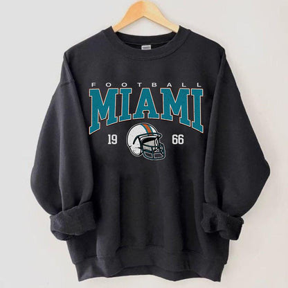 Retro Miami Football Shirt, Miami Football Shirt, Miami Football Women Shirt, Miami Football Gift Shirt, Game Day Shirt.