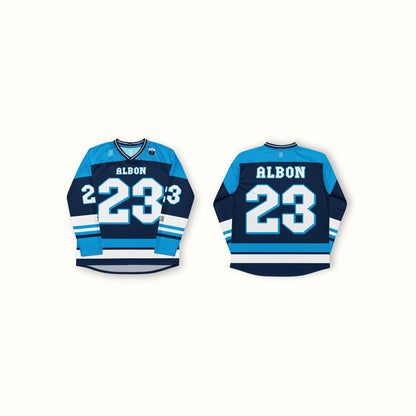 Motorsport‑Inspired Oversized Hockey Jersey – Casual Unisex Racing Number 23