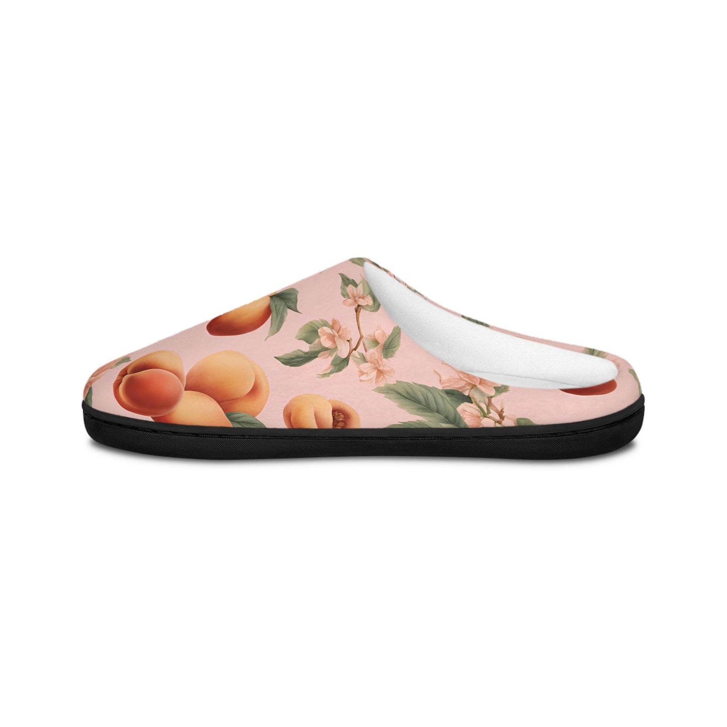 Women'sSlippers Peach Fruit Slippers Women's Houseshoes Slippers Fruit Slippers Peachflowers Indoorslipper Rubbersoles Peach Lovers Gift