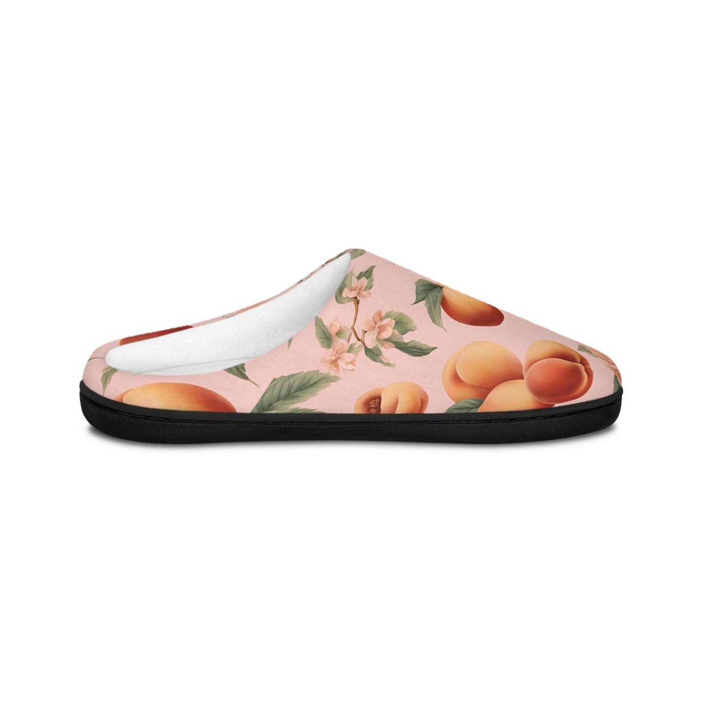 Women'sSlippers Peach Fruit Slippers Women's Houseshoes Slippers Fruit Slippers Peachflowers Indoorslipper Rubbersoles Peach Lovers Gift