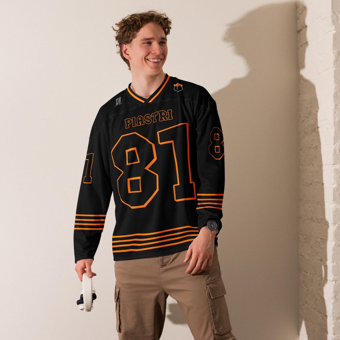Unisex Oversized Racing Jersey – Lightweight Racing Streetwear Hockey Jersey with Bold Number 81