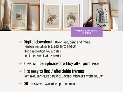 Spooky Halloween Print Retro Halloween Art Poster Kitchen Wall Art Halloween Home Decor Digital Print Printable Art Halloween Party Gift