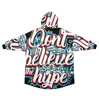 Graffiti Blanket Hoodie Personalized Unisex Loungewear
